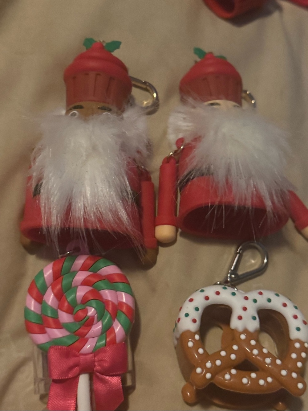 Bath & Body Works Christmas Hand Sanitizer Holders - 4pc